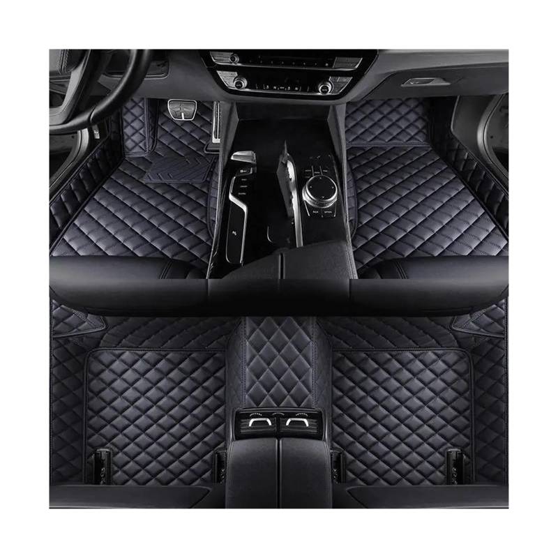 CAVINBDZ Für R&enault Für Megane 2 2003 2004 2005 2006 2007 2008 Auto Fußmatten Leder Teppiche Teppiche Fuß Pads Innen Zubehör Auto-Fußmatten-Teppiche(Type A,6) von CAVINBDZ