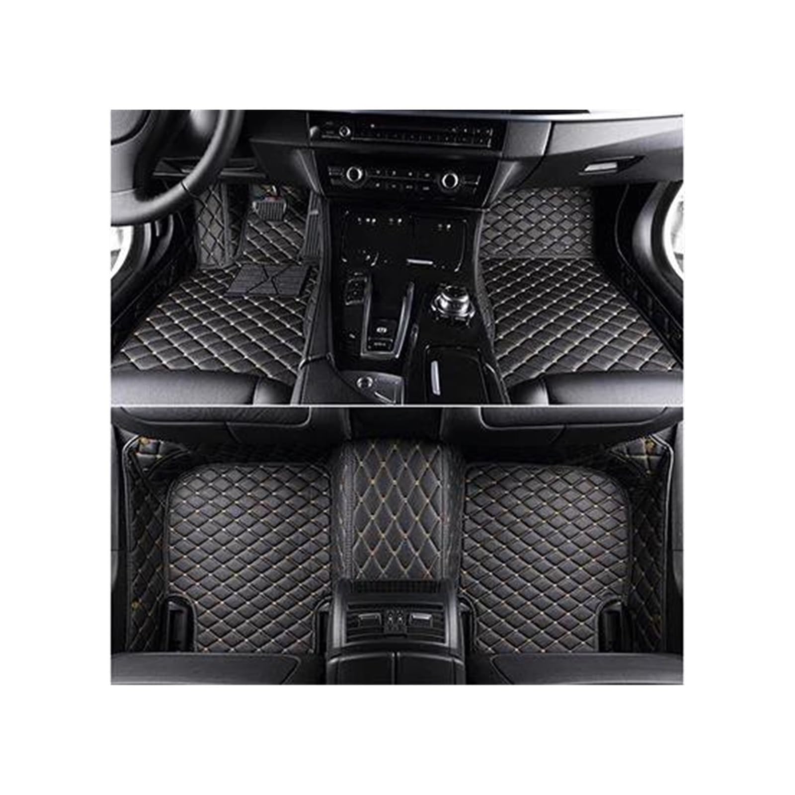 CAVINBDZ Für Volvo XC90 2015 2016 2017 2018 2019 2020 2021 2022 Custom Car Fußmatten Auto Fuß Pads Teppich Innen Zubehör Auto-Fußmatten-Teppiche(5) von CAVINBDZ