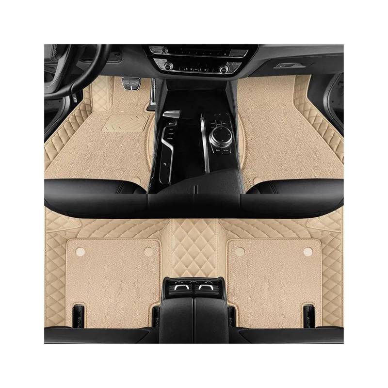 CAVINBDZ Leder-Auto-Fußmatten-Fußpolster-Teppich-Teppich-Auflage Für F&ord Für Mondeo MK5 2013 2014 2015 2016 2017 Auto-Fußmatten-Teppiche(B,2) von CAVINBDZ