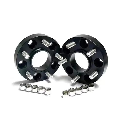 Für F&ord Für Kuga Für Focus Für Mondeo Für Edge Für Fiesta 2PCS 15/20/25/30mm Spurverbreiterungen Mit Schrauben PCD 5x108 63,4mm CAVINBDZ(2PCS 25mm) von CAVINBDZ