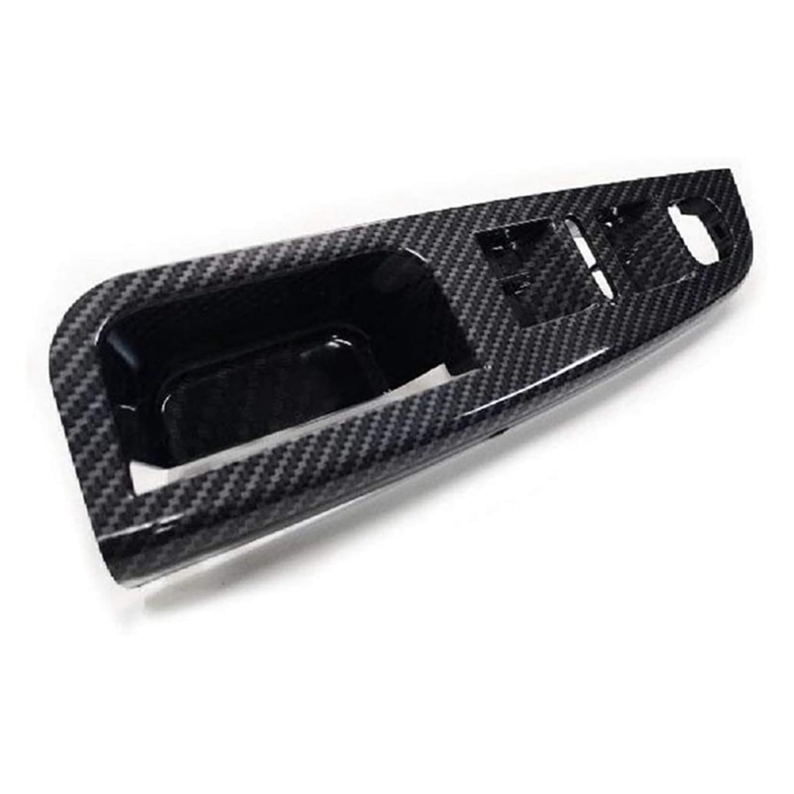 CAXUMO 4X Seitlicher Haltegriff Carbon Fiber Tür Fenster Schalter Bedienfeld Abdeckung Zierleisten Rahmen, for Jetta, MK5, for Golf, 5 2005-2009 Schalterabdeckungsblende von CAXUMO