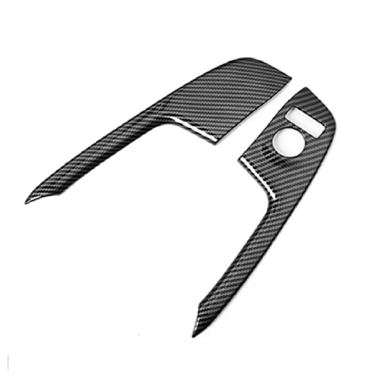 CAXUMO Innentürfenster-Schalterfeldabdeckung, Verkleidung, Türgriff, Armlehnenaufkleber, for Nissan, for Qashqai, J11 2016-2018, Autozubehör C1683 Schalterabdeckungsblende von CAXUMO