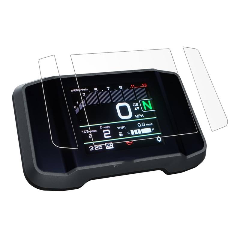 CAXUMO for Yamaha XSR 900 XSR900 2022 Motorrad Zubehör TFT LCD Scratch Cluster Screen-Dashboard Schutz Instrument Film Motorrad Displayschutz(2 Set) von CAXUMO