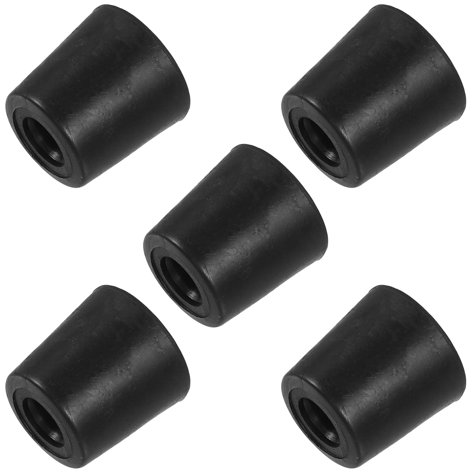 CAXUSD 5St Türstopper-Gummikopf bodentürstopper Türstopper, robust Anti-Kollisions-Türstopper Keilstopper für Haustüren hoher Türstopper Kreatives Türstopper-Werkzeug Türhalterkeil Black von CAXUSD