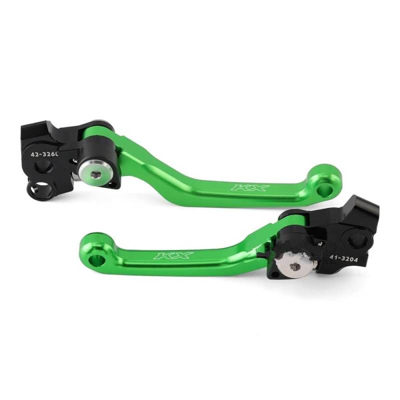 CNC Pivot Bremskupplungshebel Für Kawasaki Für KX 450 KX450X KX450SR 2019-2023 Motorradzubehör Kupplungshebel Bremshebel Kupplung(Green-SR) von CBCZTLLMVG