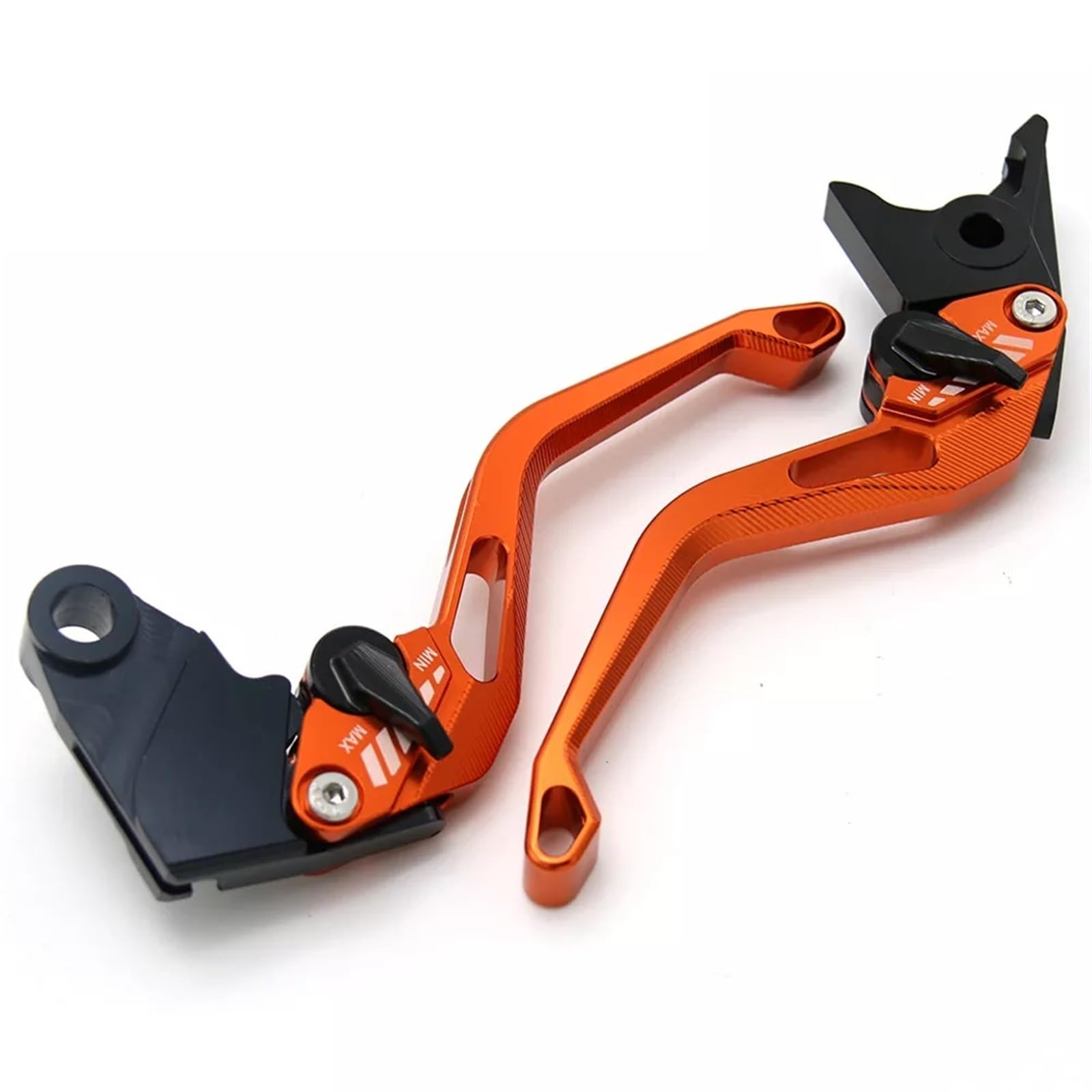 Motorrad 5D Kurzer Verstellbarer Griff 3D Bremskupplungshebel Passend Für TDM 900 2002-2004 BT1100 2003-2006 Kupplungshebel Bremshebel Kupplung(Orange) von CBCZTLLMVG