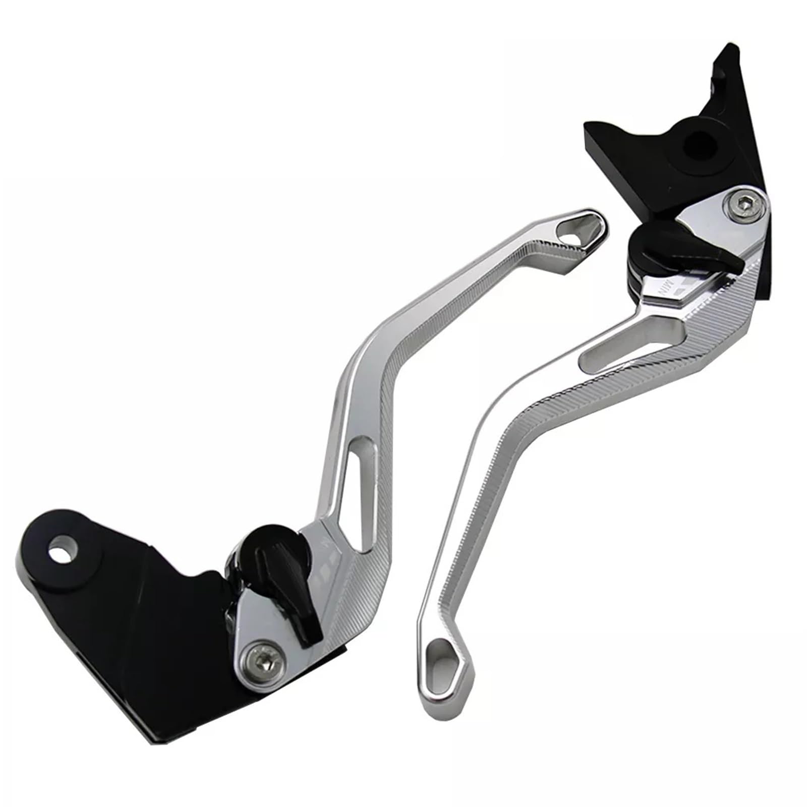 Motorrad 5D Kurzer Verstellbarer Griff 3D Bremskupplungshebel Passend Für TDM 900 2002-2004 BT1100 2003-2006 Kupplungshebel Bremshebel Kupplung(Silver) von CBCZTLLMVG