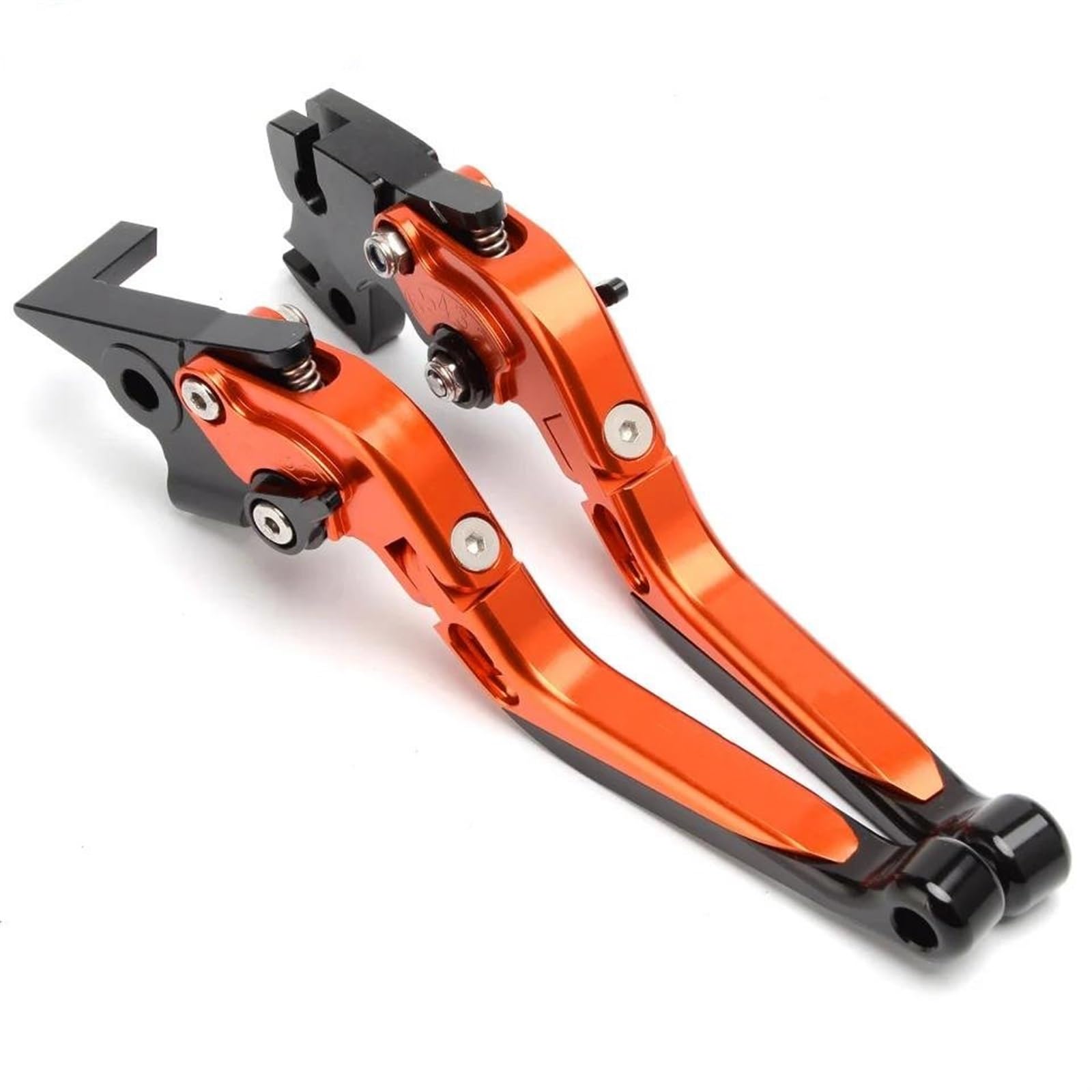 Motorrad CNC Für RC Rc 125 200 390 2013 2014-2017 2018 Einstellbare Faltbare Aluminium Bremskupplungshebel Kupplungshebel Bremshebel Kupplung(Orange) von CBCZTLLMVG