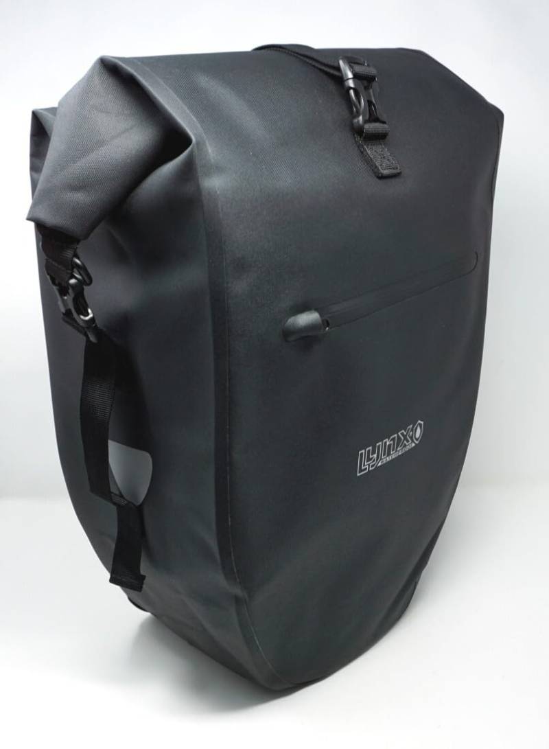 CBK-MS große Fahrrad Ly Gepäckträgertasche schwarz 28 L Wasserdicht Quick-Up-System von CBK-MS