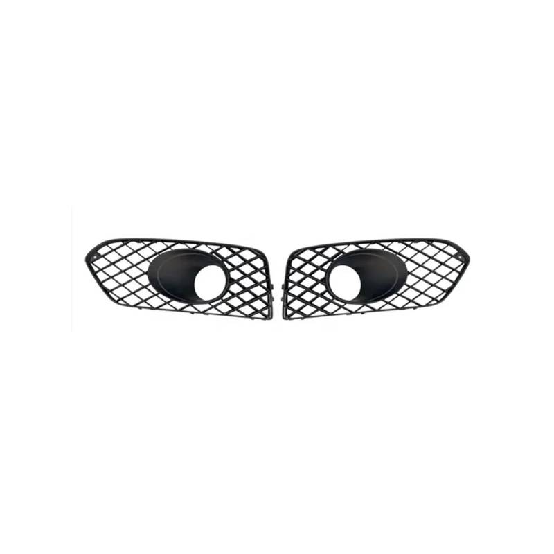 Auto-Frontstoßstangen-Grillgitter mit ohne Zubehör, kompatibel for Bentley Bentayga 2016–2020, Autoteil(with Hole-Black) von CBLOVR