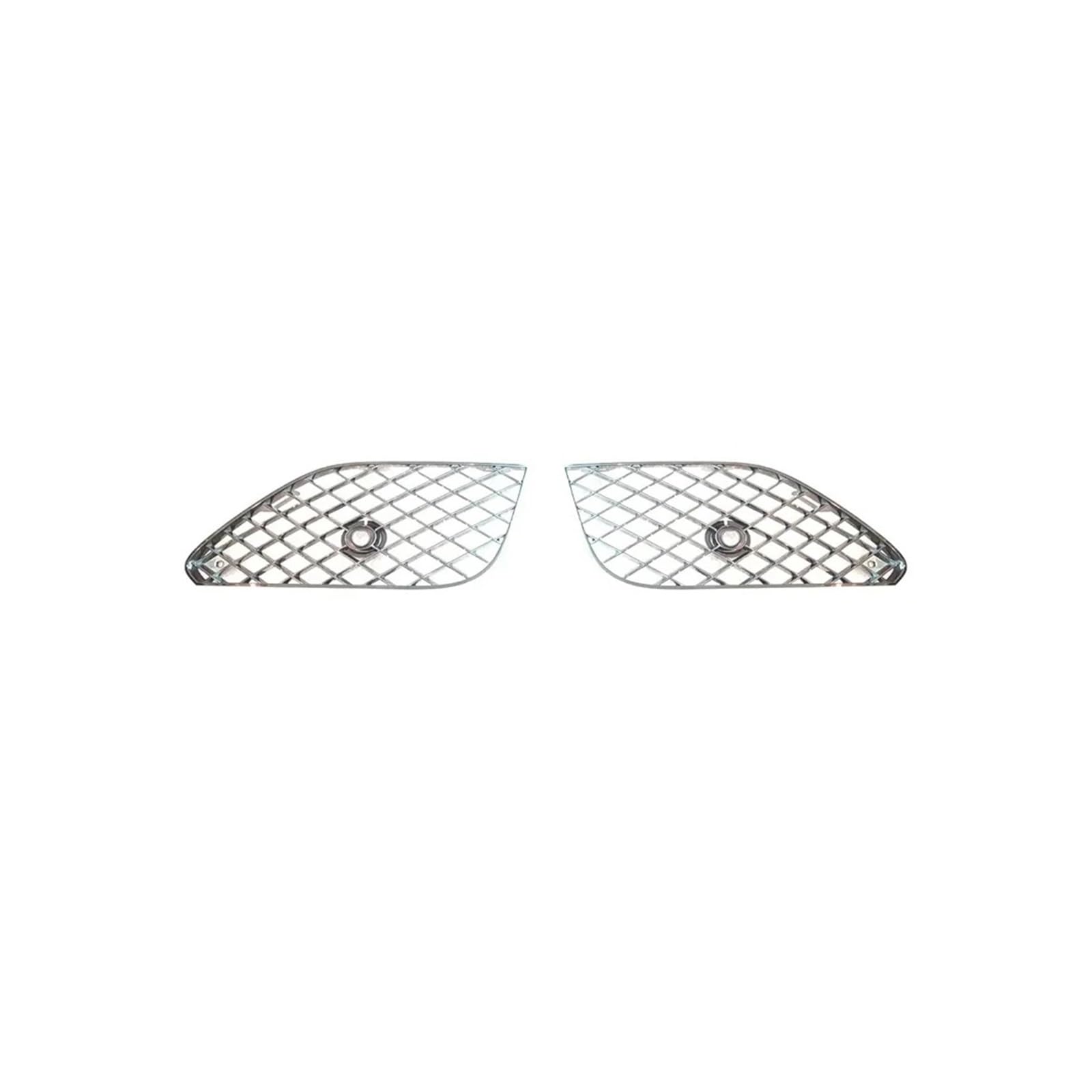 Auto-Frontstoßstangengitter, kompatibel mit Bentley Continental Gt 2017, 3W3807647, 3W3807648, 3W3807681, 3W3807682(Lamp Case Silver) von CBLOVR