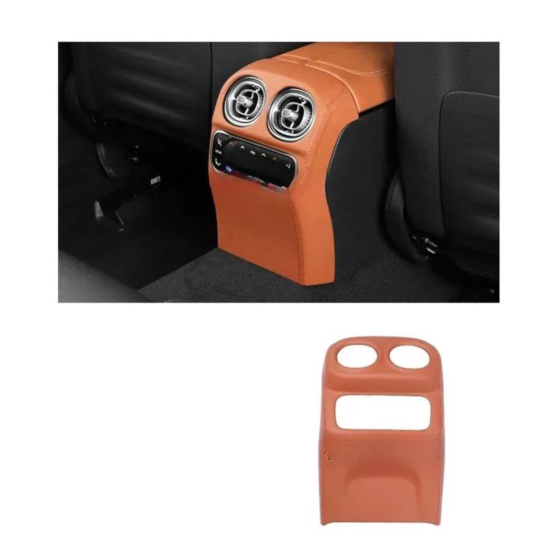 Auto-Mittelplattenabdeckung, kompatibel for Mercedes Benz GLC C-Klasse W206 C260 C200 C300 2022–2025, Auto-Hecklüftungs-Schutzabdeckung(GLC 2023 Brown B) von CBLOVR