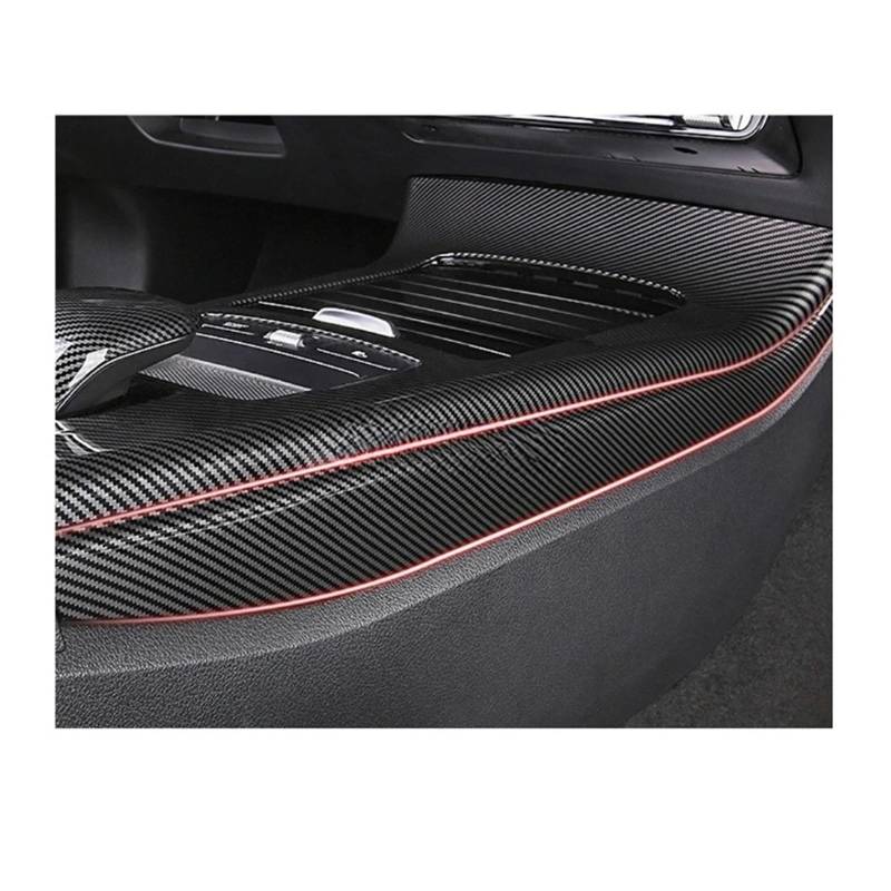 Autozubehör Innenraum Mittelkonsole Panel Seitenverkleidung Streifen Abdeckung kompatibel for Mercedes Benz A CLA Klasse W177 V177 C118 W118 2019–2024(Carbon Fiber 1) von CBLOVR