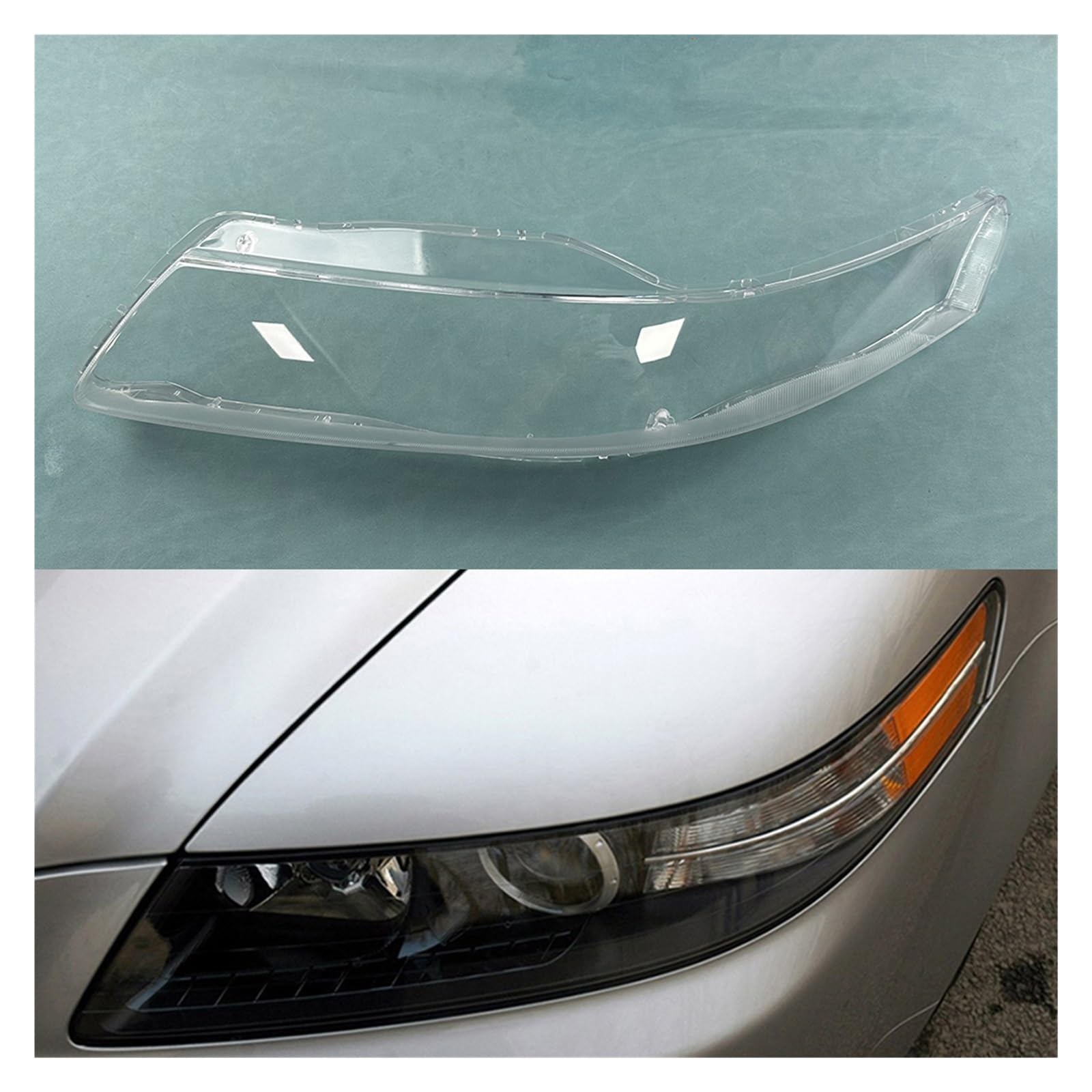 Kompatibel for Honda Acura TL 2006. Auto-Frontscheinwerfer aus Glas, transparenter Lampenschirm, Lampenschale, Scheinwerfer-Abdeckungslinse(Left) von CBLOVR