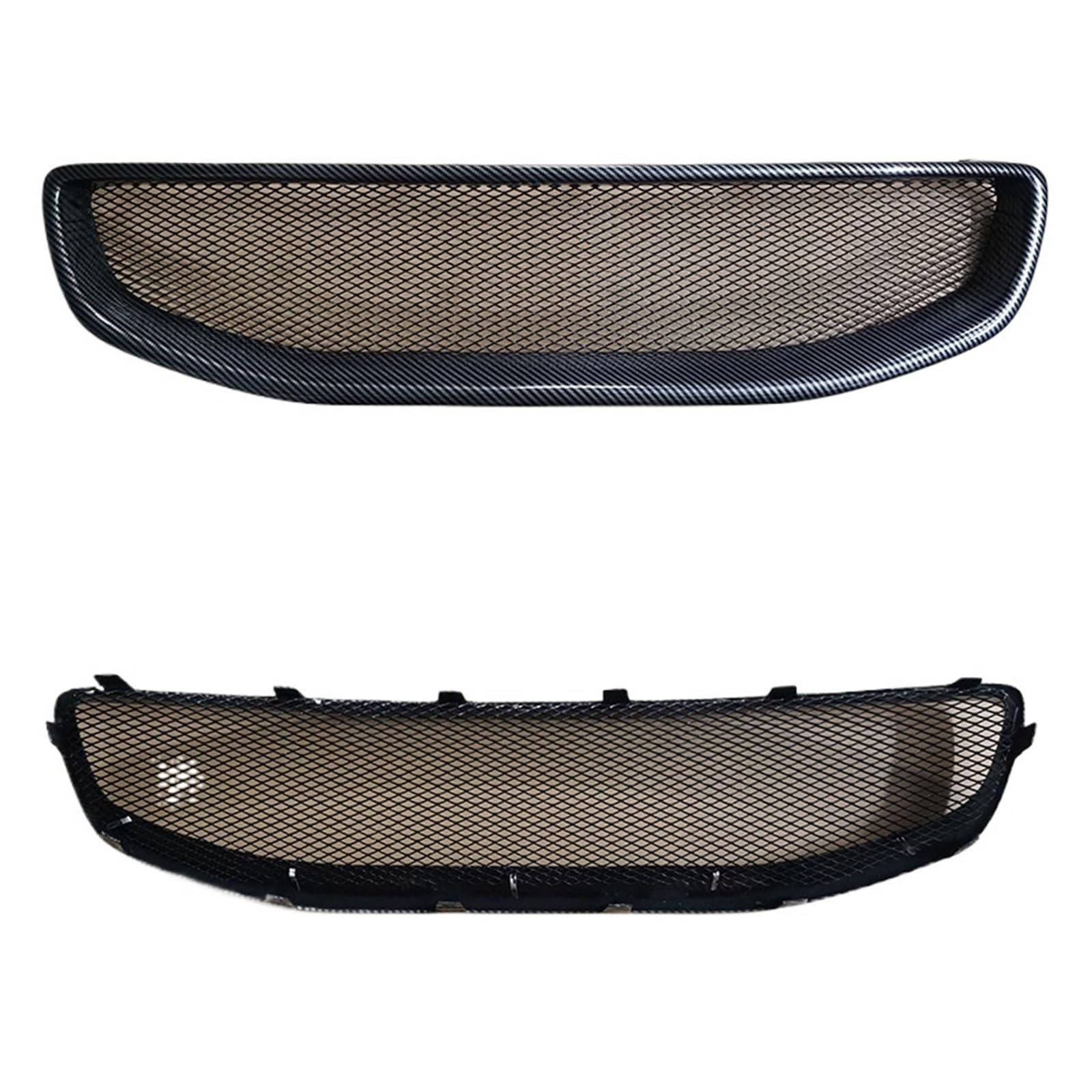 Kompatibel for Volvo S60 V60 2011 2012 2013 Jahr Racing Grille Grill Body Kit Zubehör FRP Mattschwarz von CBLOVR