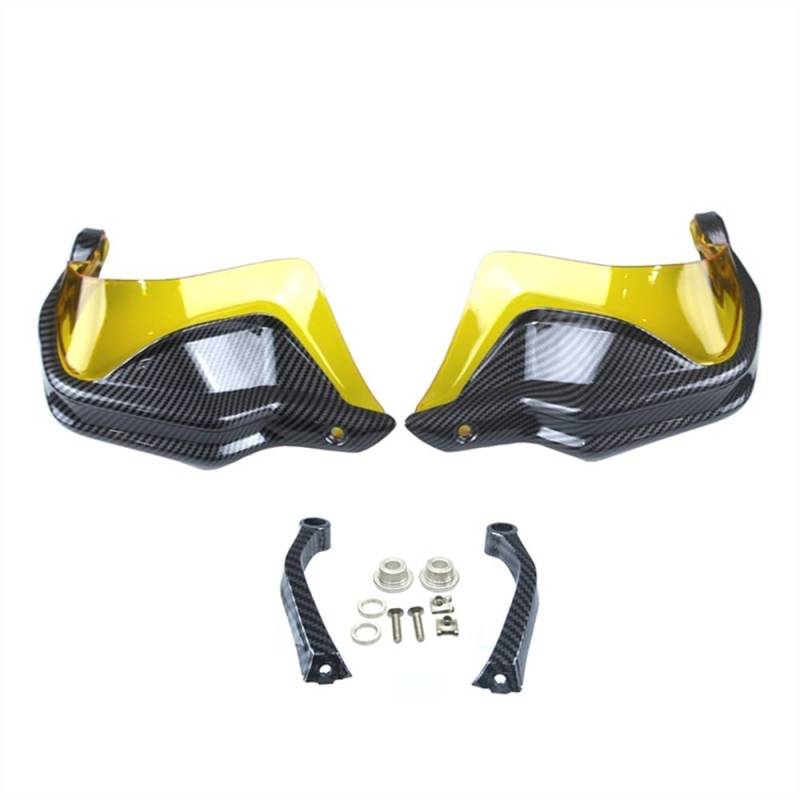 CBNFDKEOI Motorrad Handschutz 1 Paar Motorrad-Handprotektoren Für B&MW R1200GS LC ADV R1200 GS R1200GSA 2019–2023 Handschutz Handschutz Schild Schutz Windschutzscheibe(Yellow7) von CBNFDKEOI