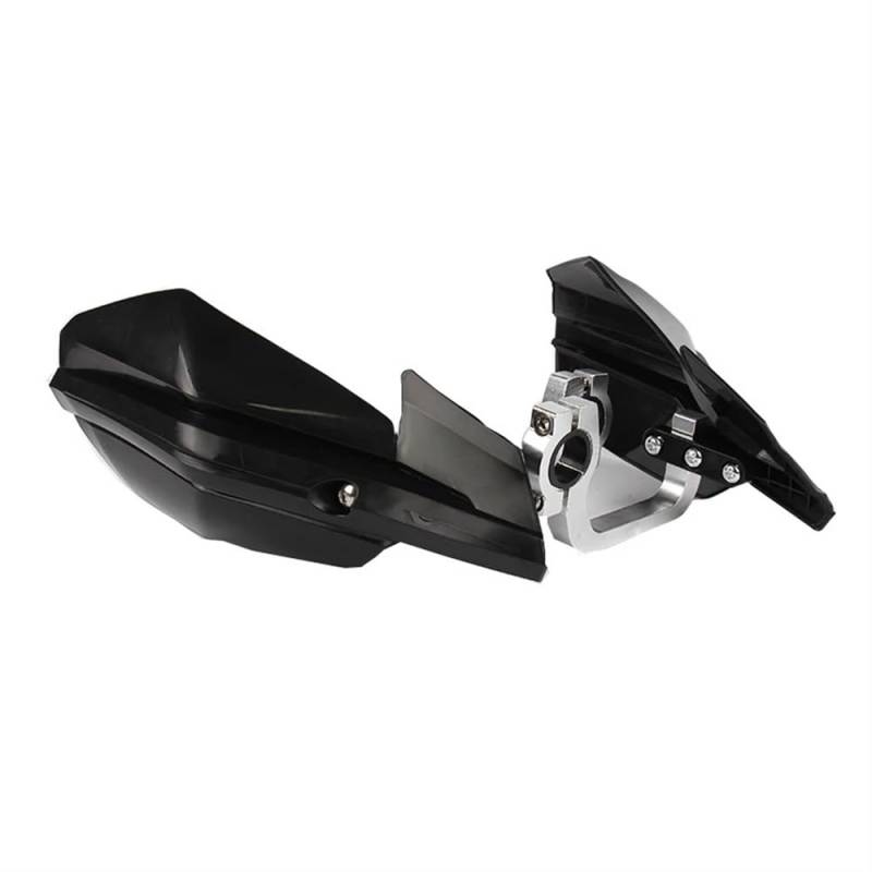 CBNFDKEOI Motorrad Handschutz 22MM 28MM Motorrad Lenker Schutz Hand Guards Griff Für H&ONDA Für Y&AMAHA Für Suzuki(Black) von CBNFDKEOI