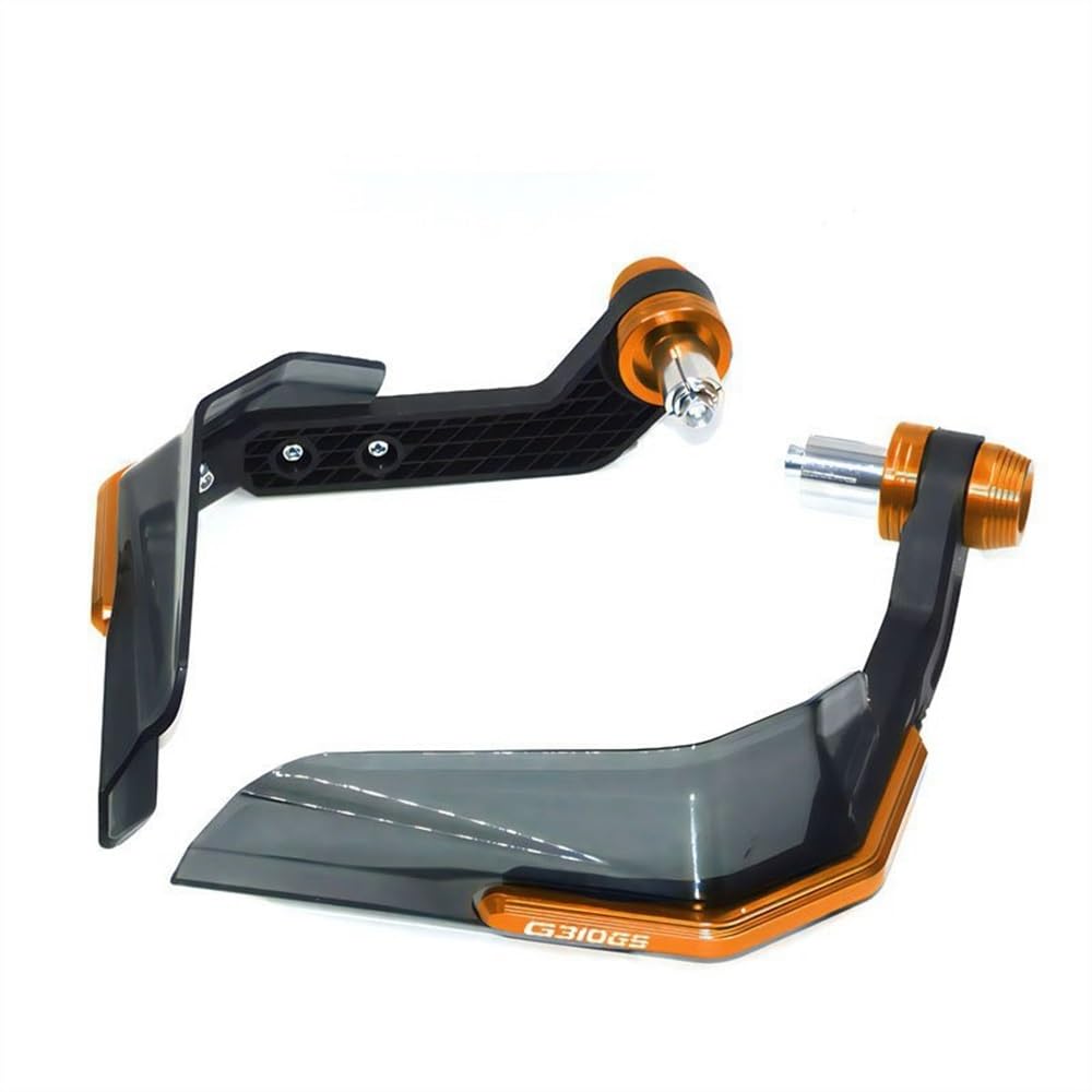 CBNFDKEOI Motorrad Handschutz Für B&MW G310R G310GS G 310 GS/R 2017-2019 2020 Motorrad Handschutz Schild Hand Schutzfolie Windschutzscheibe(G310GS-Orange15) von CBNFDKEOI