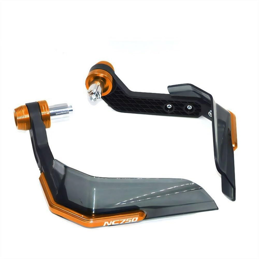 CBNFDKEOI Motorrad Handschutz Für H&ONDA NC750 NC750 S/X NC750X NC700S NC700X NC700D Motorrad Zubehör Handschutz Schild Hand Schutzfolie Windschutzscheibe(ORANGE15) von CBNFDKEOI