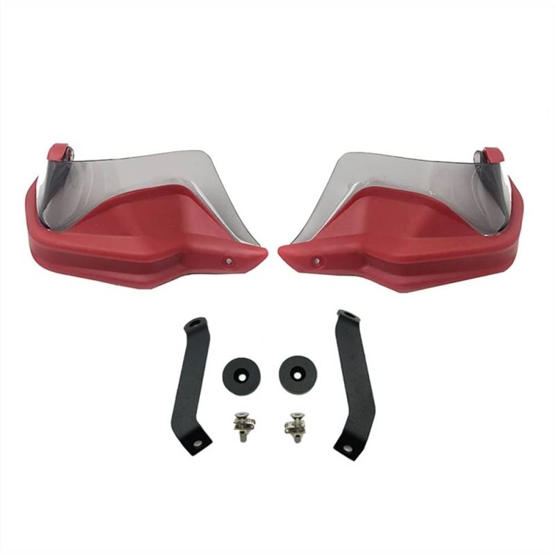 CBNFDKEOI Motorrad Handschutz Für H&ONDA NC750X DCT NC750S NC700X CTX700 2013-2021 2022 Motorrad ABS Handprotektoren Schild Guards Windschutzscheibe Hand Wind Schutz(Red44) von CBNFDKEOI