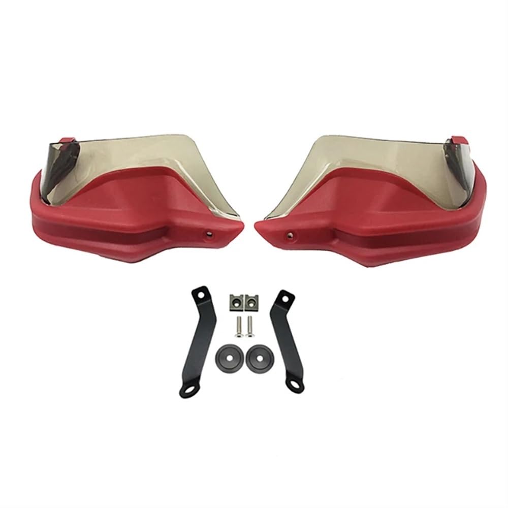 CBNFDKEOI Motorrad Handschutz Für HO&NDA NC750X DCT NC750S NC700X NC 750 X 2013-2023 Motorrad Handprotektoren Schild Guards Windschutzscheibe Hand Wind Schutz(Red17) von CBNFDKEOI