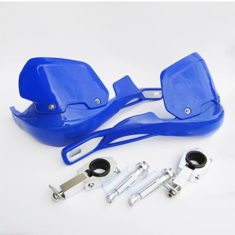 CBNFDKEOI Motorrad Handschutz Motorrad 22MM 28MM Handschutz Lenker Schützen Schild Für H&ONDA Für Y&AMAHA Für Suzuki(28mm Blue) von CBNFDKEOI