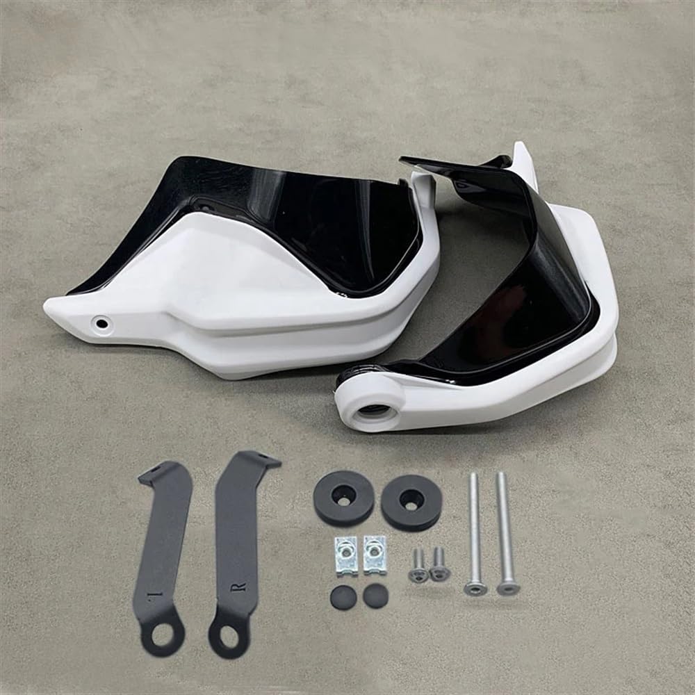 CBNFDKEOI Motorrad Handschutz Motorrad-Handprotektoren, Windschutzscheiben-Handwindschutz, Passend Für HON&DA NC750 X NC750S NC700X CB500 2012–2021(White - A) von CBNFDKEOI