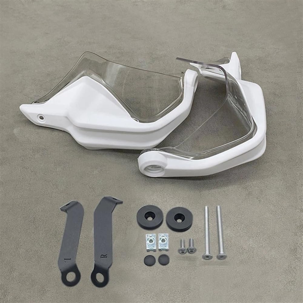 CBNFDKEOI Motorrad Handschutz Motorrad-Handprotektoren, Windschutzscheiben-Handwindschutz, Passend Für HON&DA NC750 X NC750S NC700X CB500 2012–2021(White - B) von CBNFDKEOI