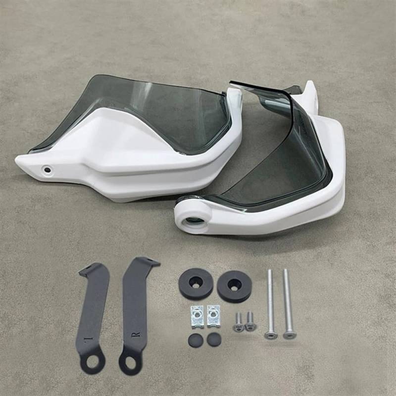 CBNFDKEOI Motorrad Handschutz Motorrad-Handprotektoren, Windschutzscheiben-Handwindschutz, Passend Für HON&DA NC750 X NC750S NC700X CB500 2012–2021(White - D) von CBNFDKEOI