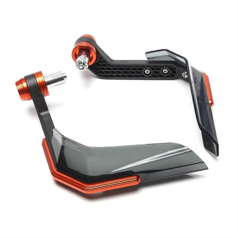 CBNFDKEOI Motorrad Handschutz Motorrad Handschutz Schild Handschutz Windschutzscheibe Schutz Für H&ONDA CB125R CB150R CB190R CB250R CB300R CB400 CB500X 2022(ORANGE) von CBNFDKEOI