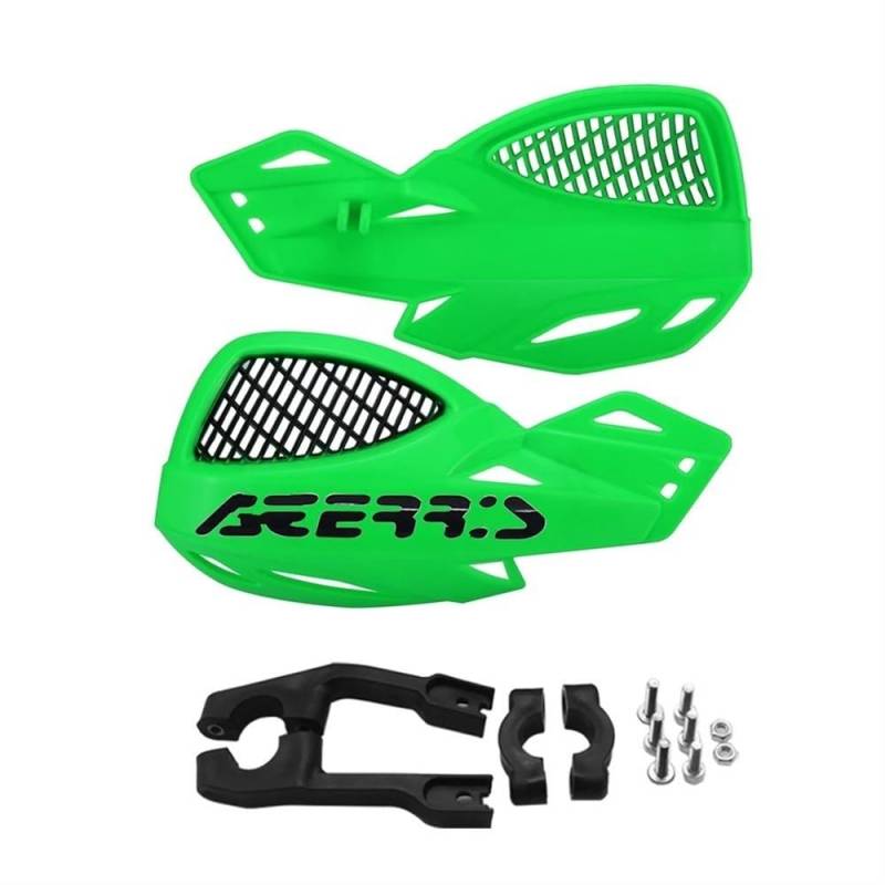 CBNFDKEOI Motorrad Handschutz Motorrad Handschutz Schutz Lenker Für KA&WA&SAKI Für Suzuki Für H&ONDA Für Y&AMAHA SX EXC XCW SMR(Green) von CBNFDKEOI