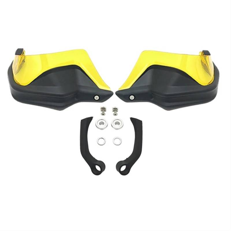 CBNFDKEOI Motorrad Handschutz Passend Für B&MW R1200GS LC F800GS F750GS F850GS F900R/XR S1000XR R1250GS Motorrad Handschutz Schild Handschutz Schutz Windschutzscheibe(Black Yellow54) von CBNFDKEOI