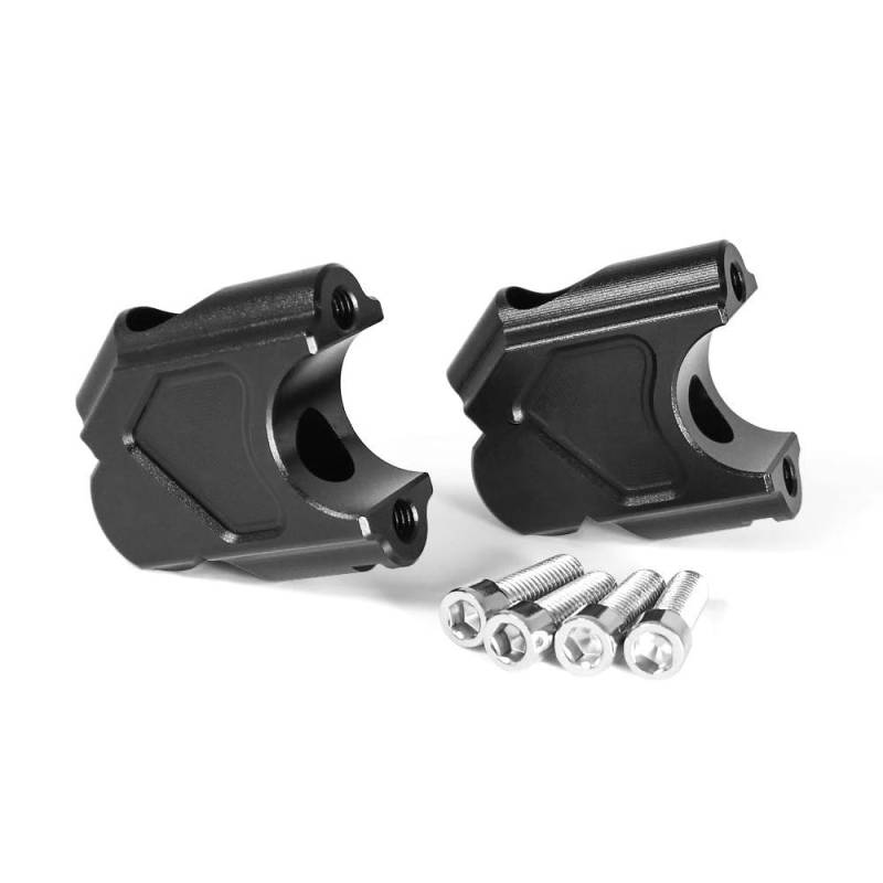 CBNFDKEOI Motorrad-Lenkererhöhungen Motorrad Griff Lenker Riser Klemmhalterung Für B&MW F800GT 2012- F800GS 2007-2017 Abenteuer 2012-2017(Black-F800GT-01) von CBNFDKEOI