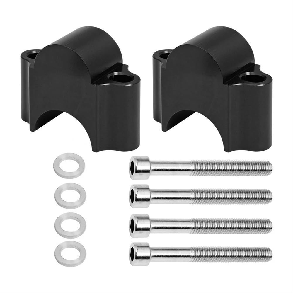 CBNFDKEOI Motorrad-Lenkererhöhungen Motorrad Lenker Riser Bar Montieren Griff Clamp Universal 28/22mm Für H&ONDA Für B&MW R1200/1250gs Für Y&AMAHA MT03/07/09/25 FZ6(22mm) von CBNFDKEOI