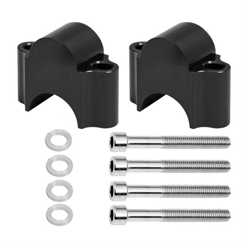 CBNFDKEOI Motorrad-Lenkererhöhungen Motorrad Lenker Riser Bar Montieren Griff Clamp Universal 28/22mm Für H&ONDA Für B&MW R1200/1250gs Für Y&AMAHA MT03/07/09/25 FZ6(22mm) von CBNFDKEOI