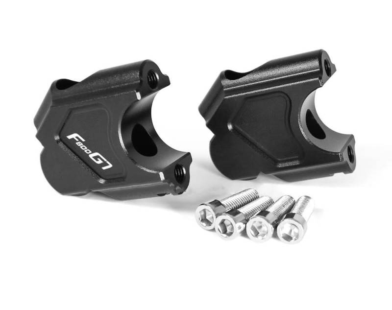 CBNFDKEOI Motorrad-Lenkererhöhungen Motorrad Lenker Riser Drag Griff Bar Clamp Verlängern Adapter Für B&MW F800GT F 800 GT 2012- F800GS F 800 GS ADV 2007-2017(0) von CBNFDKEOI