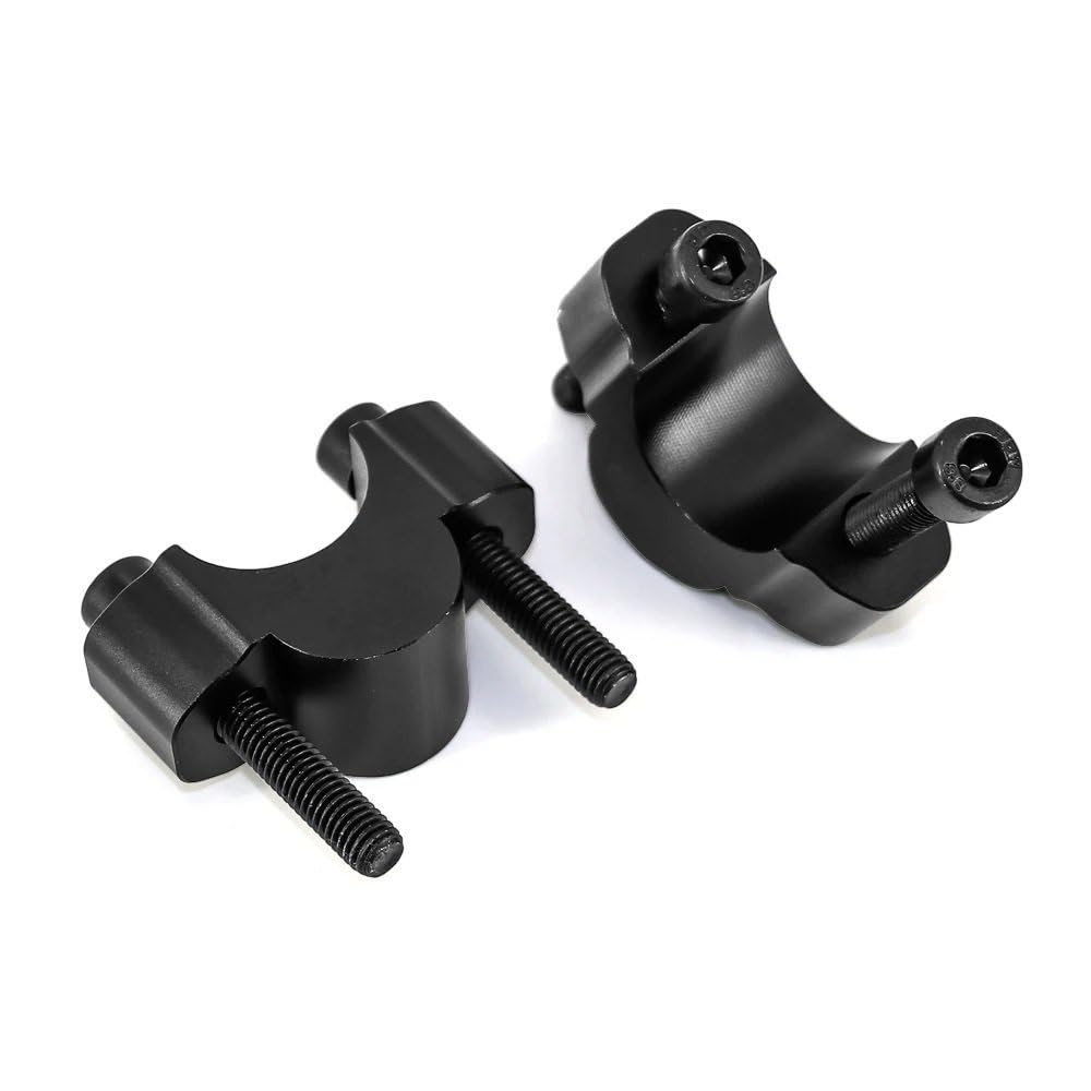 CBNFDKEOI Motorrad-Lenkererhöhungen Motorrad Lenker Riser Drag Griff Bar Clamp Verlängern Für Y&AMAHA Tracer 9 GT 2021 2022 -(Black - No Logo) von CBNFDKEOI