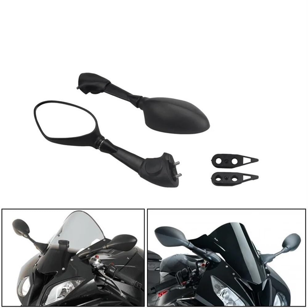 CBNFDKEOI Motorrad-Seitenspiegel Motorrad Rearview Außenspiegel Für S1000 RR 2010-2018 HP4 2011 2012 2013 2014 2015 von CBNFDKEOI