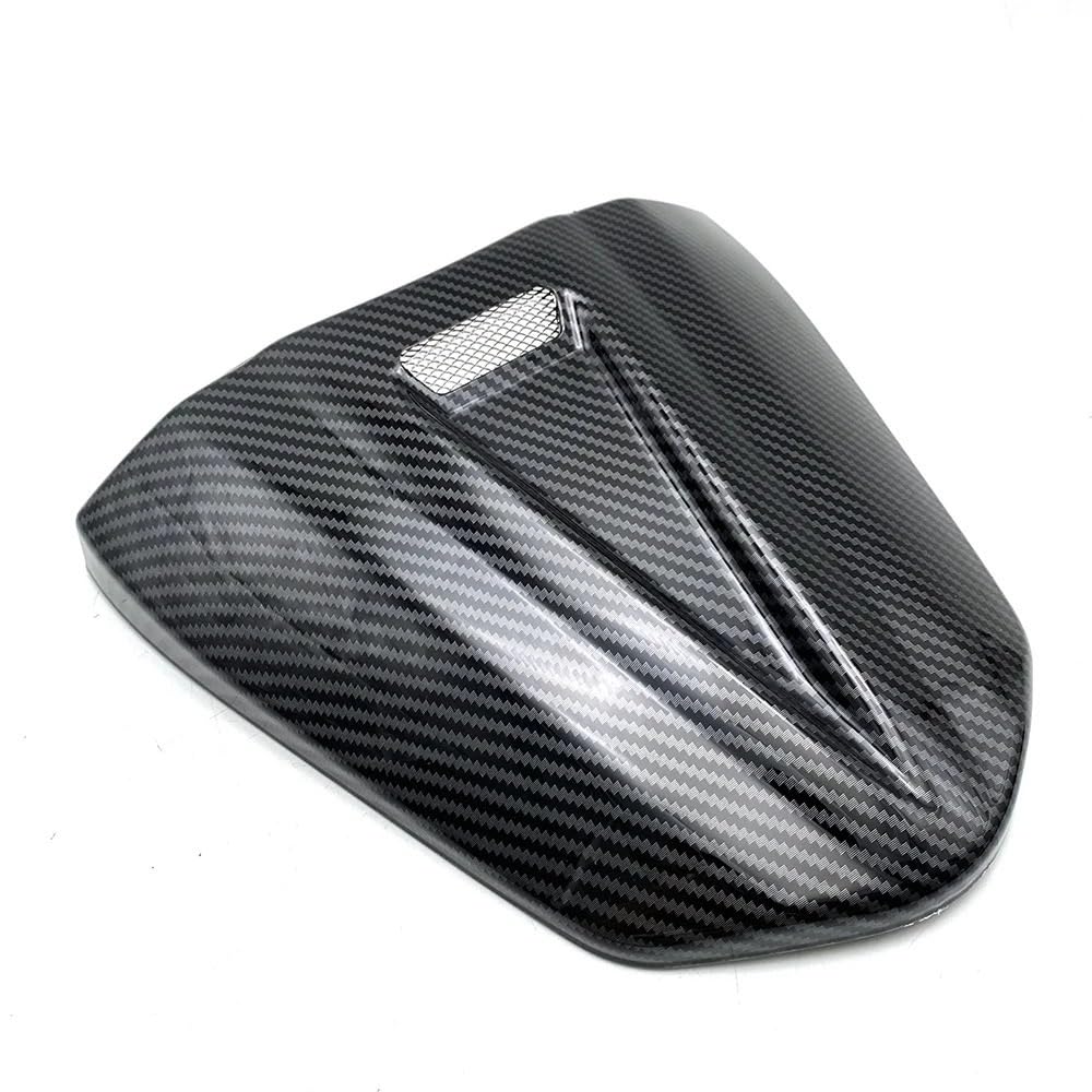 Motorrad Rücksitzverkleidung Motorrad Hinten Passagier Gugel Sitz Zurück Abdeckung Verkleidung Teil Für Suzuki GSX-S1000 GSX-S950 2021 2022 2023(Carbon fiber pattern) von CBNFDKEOI