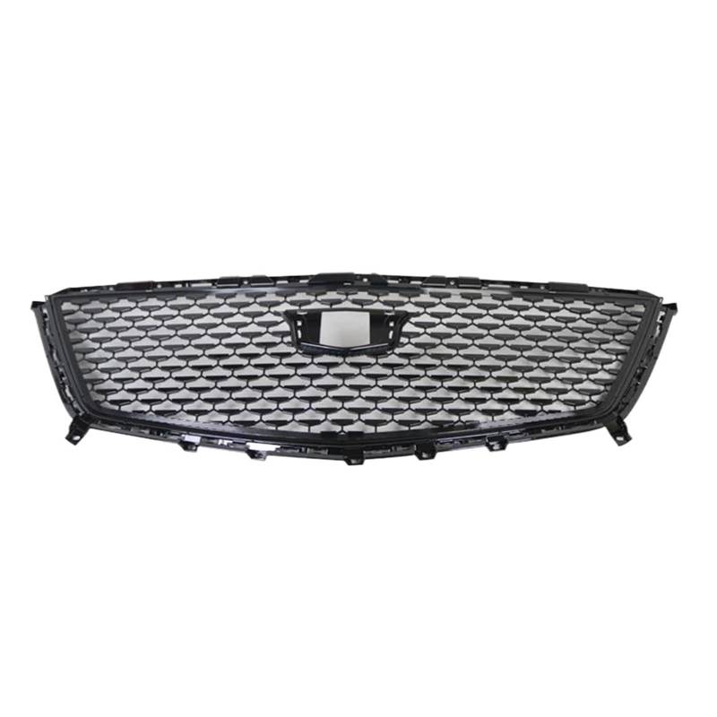 CBXPXVXP Auto Front Racing Grill Oberen Kühlergrill Stoßstange Haube Mesh Grid Kompatibel for Cadillac XT5 2016 2017 2018 2019 2020 2021 2022 2023(Black) von CBXPXVXP