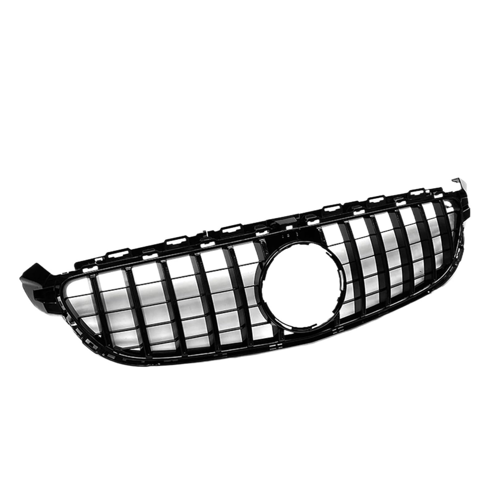 CBXPXVXP Auto-Kühlergrill, obere Stoßstangenhaube, Netzgrill mit Kamera-Sensor-Loch, Auto-Kit, kompatibel mit Mercedes Benz W205 C63 C63S AMG 2015-2018 GT R(Type 1) von CBXPXVXP