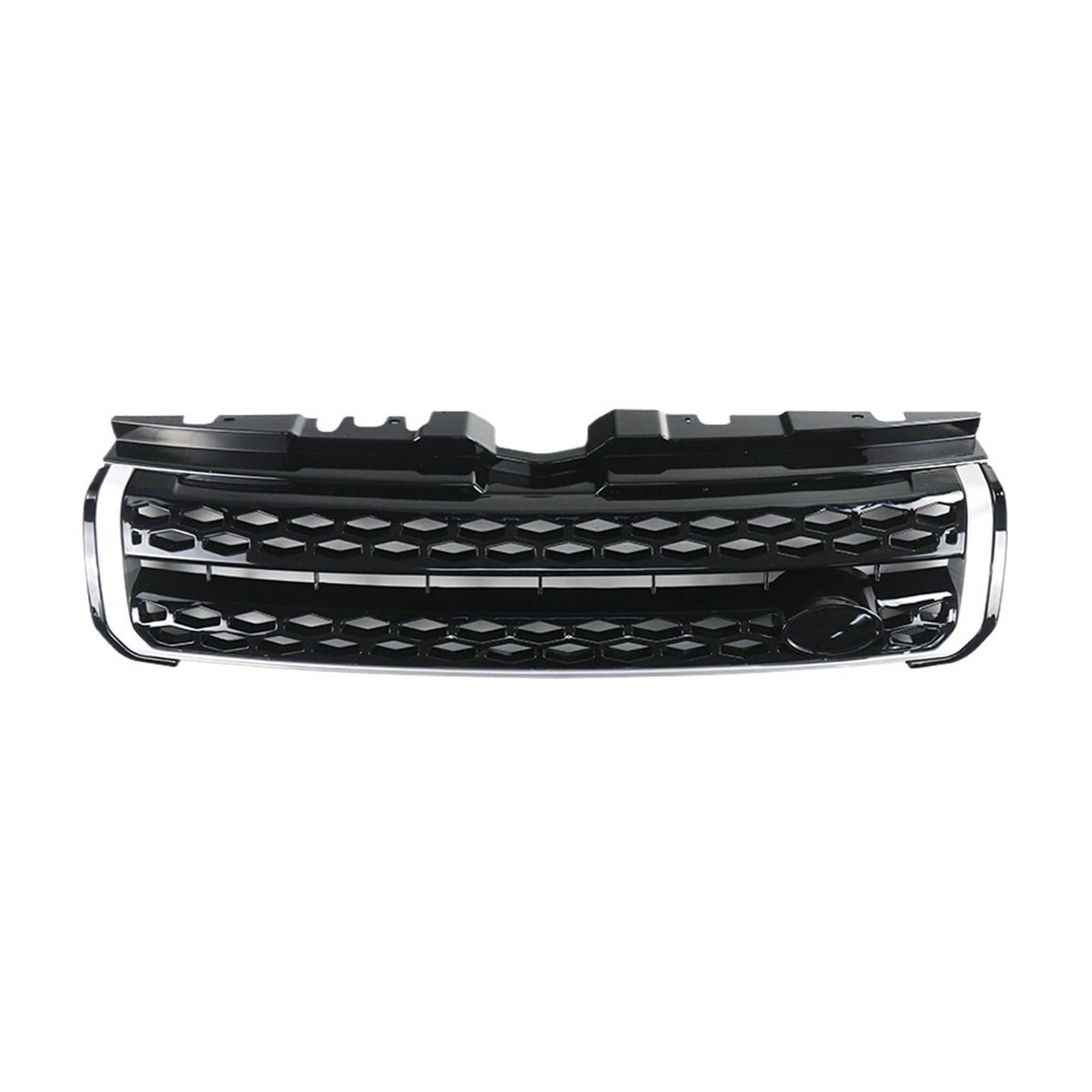 CBXPXVXP Auto-Renngrill, Frontgrill for die Stoßstange, kompatibel mit Land Rover Range Rover Evoque 2010 2011 2012 2013 2014 2015 2016 2017 2018(Black Silver) von CBXPXVXP