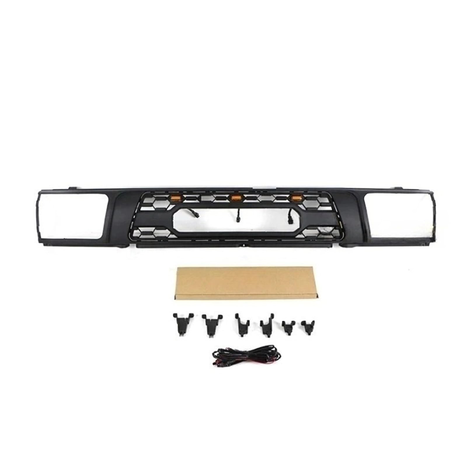 CBXPXVXP Autoteile Hilux Surf Frontgrill mit Licht Kompatibel for Toyota 4Runner 1992-1995 Obergrill(with Lights) von CBXPXVXP