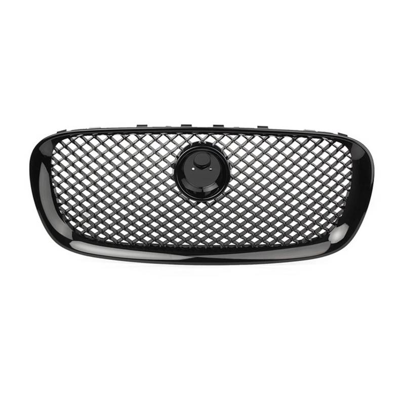 CBXPXVXP Frontgrill Mittelteil Styling Oberer Grill Kompatibel for Jaguar XF/XF 2008 2009 2010 2011 W/Logo 08 09 10 11 Autozubehör(B Grille Logo) von CBXPXVXP