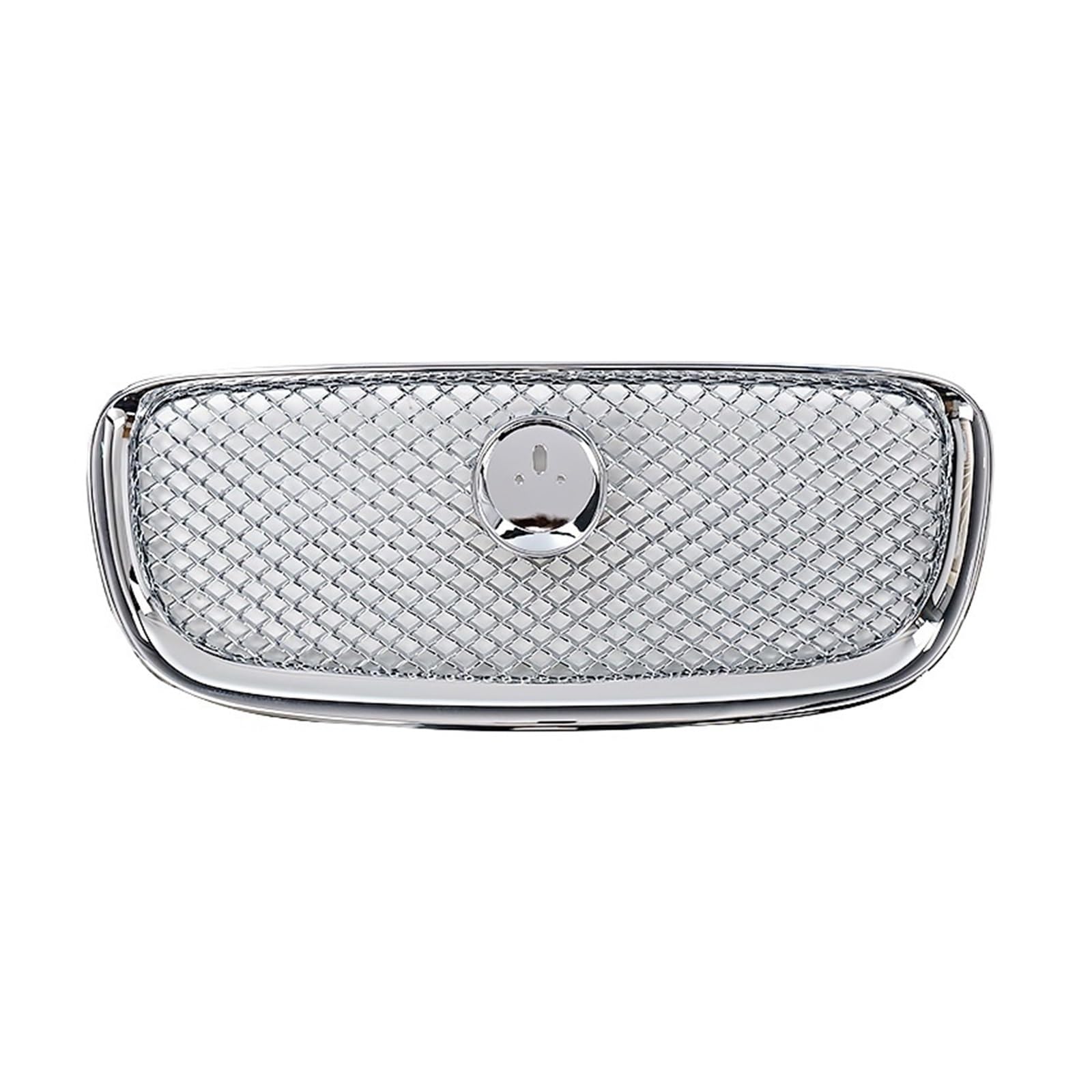 CBXPXVXP Frontgrill Oberer Grill Kompatibel for Jaguar XF 2013-2015 Zentraler Strahlungsplattengrill C2Z13175 C2Z13199 C2Z20498(Plating Silver) von CBXPXVXP