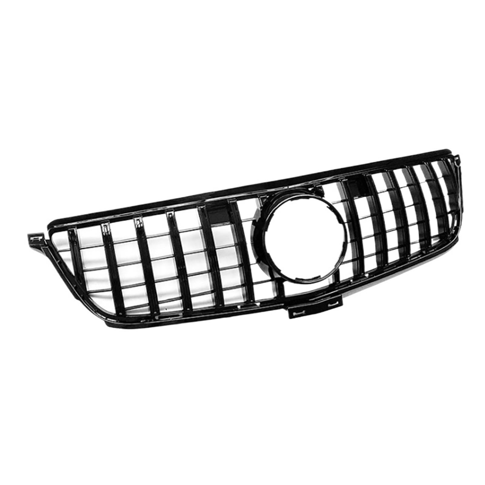 CBXPXVXP Frontgrill for Stoßstange, Tuning-Renngrill, kompatibel mit Mercedes Benz ML-Klasse W166 ML300 ML320 ML350 ML40 ML450 2012–2015, ABS-Grills(Black) von CBXPXVXP