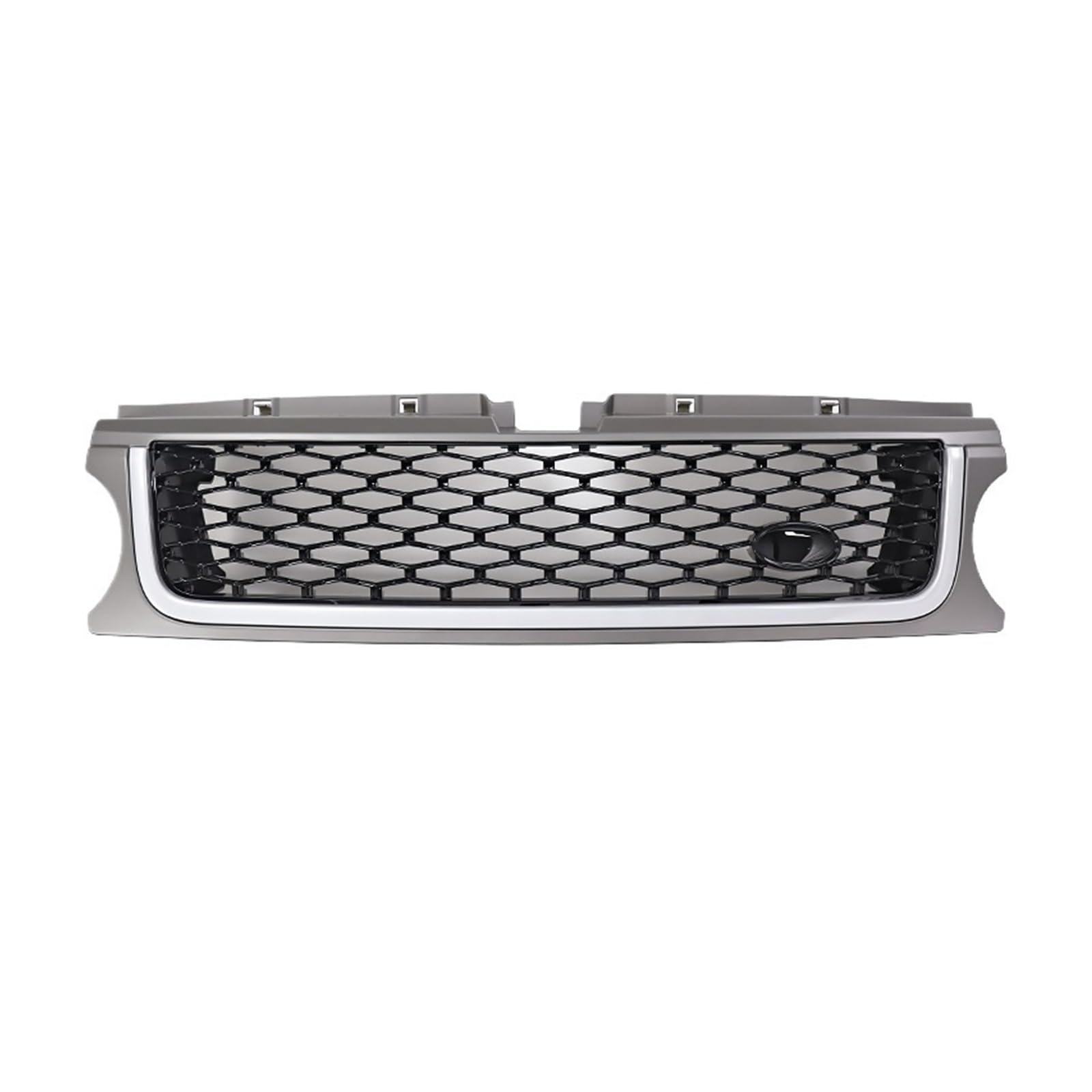 CBXPXVXP Frontgrill for die Stoßstange, kompatibel mit Land Rover Range Rover Sport L320 2010 2011 2012 2013, ABS-Auto-Styling, Netzgrill-Zubehör(Black Grey) von CBXPXVXP