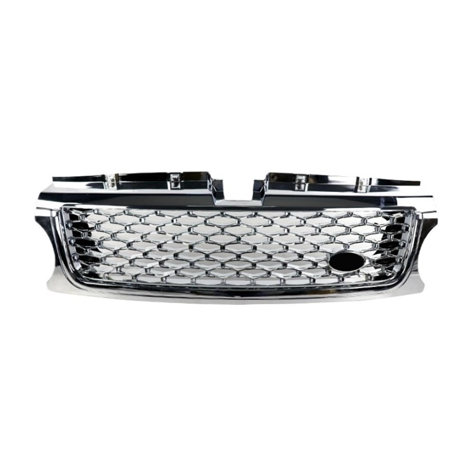 CBXPXVXP Frontgrill for die Stoßstange, kompatibel mit Land Rover Range Rover Sport L320 2010 2011 2012 2013, ABS-Auto-Styling, Netzgrill-Zubehör(Plating Silver) von CBXPXVXP