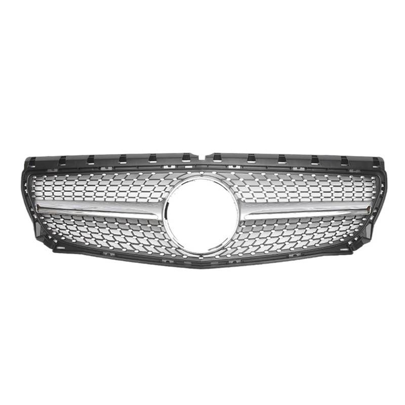 CBXPXVXP Frontstoßstangengrill kompatibel for Mercedes Benz B-Klasse W246 B180 B200 B250 2012 2013 2014(D-Silver) von CBXPXVXP