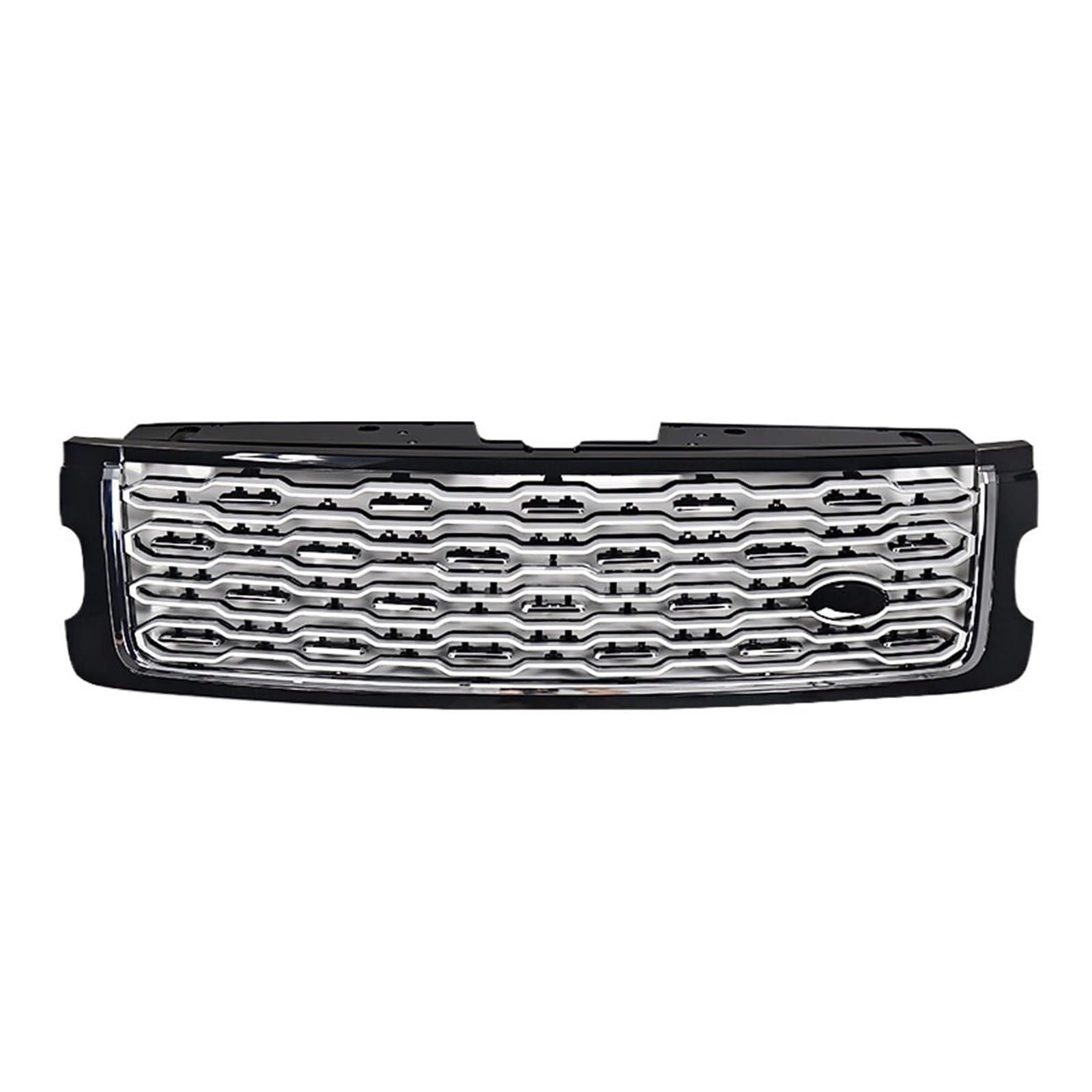 CBXPXVXP Kühlergrill-Abdeckung for die vordere Stoßstange, oberer Kühlergrill, kompatibel mit Land Rover Range Rover Vogue L405 2018–2022, SVA-Stil(Silver Black) von CBXPXVXP